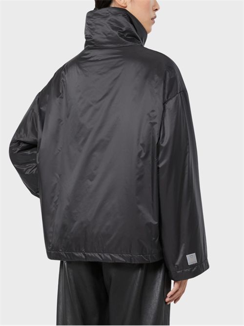 Oversized short padded jacket with logo drawstring MAX MARA THE CUBE | 2629486054600009